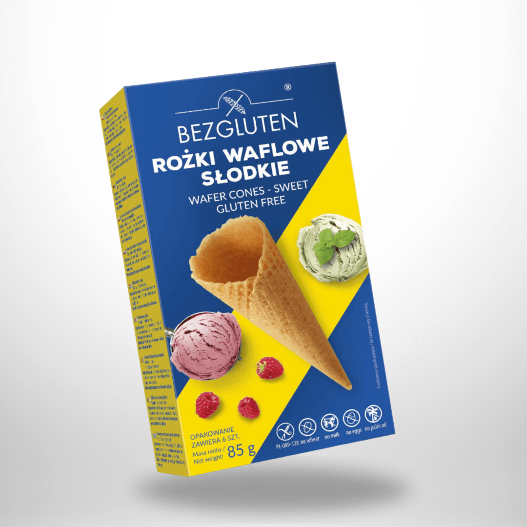 BezGluten Eiswaffeln süß 85g – Bild 1