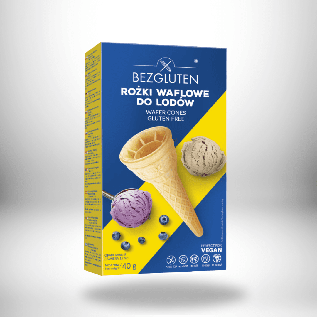BezGluten Eiswaffeltüten 40g – Bild 1