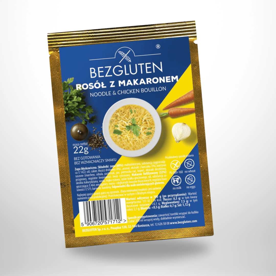 BezGluten Nudelsuppe 22g