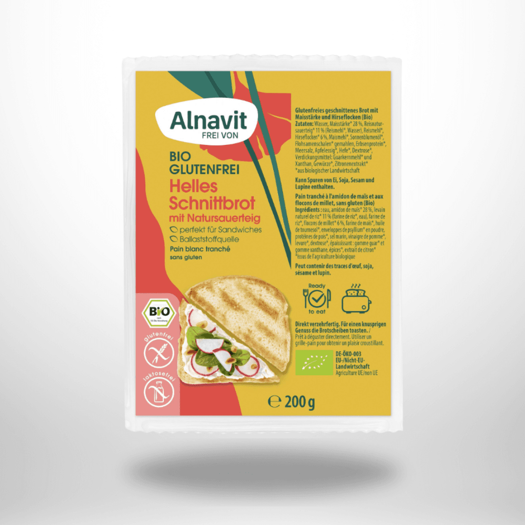 Alnavit Helles Schnittbrot Bio 200g