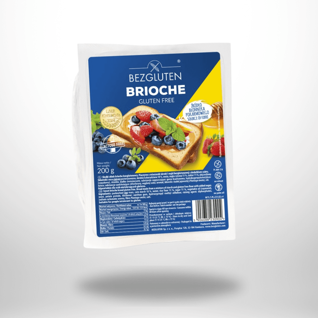 BezGluten Brioche - süßes Brot 200g