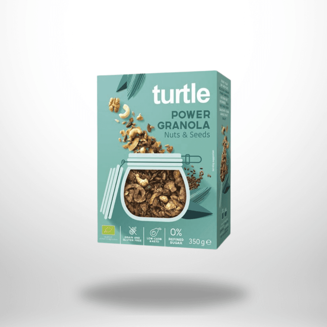 Turtle Power Granola Nüsse & Saaten Bio 350g