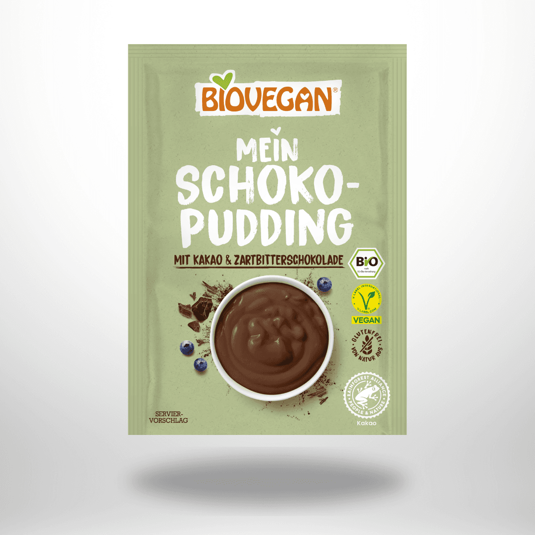 BioVegan Mein Schokopudding mit Kakao und Zartbitterschokolade 50g