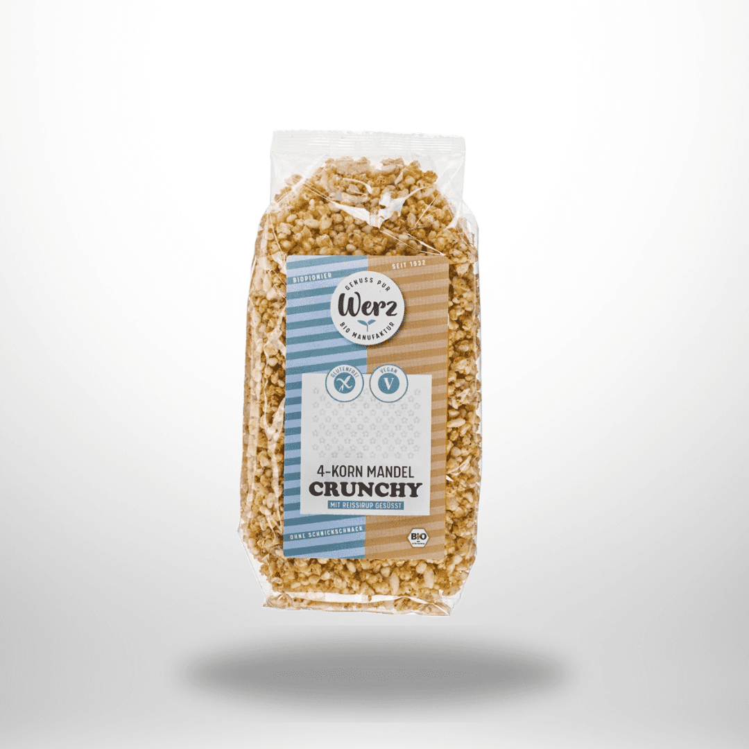 Werz 4-Korn Mandel Crunchy Bio 250g