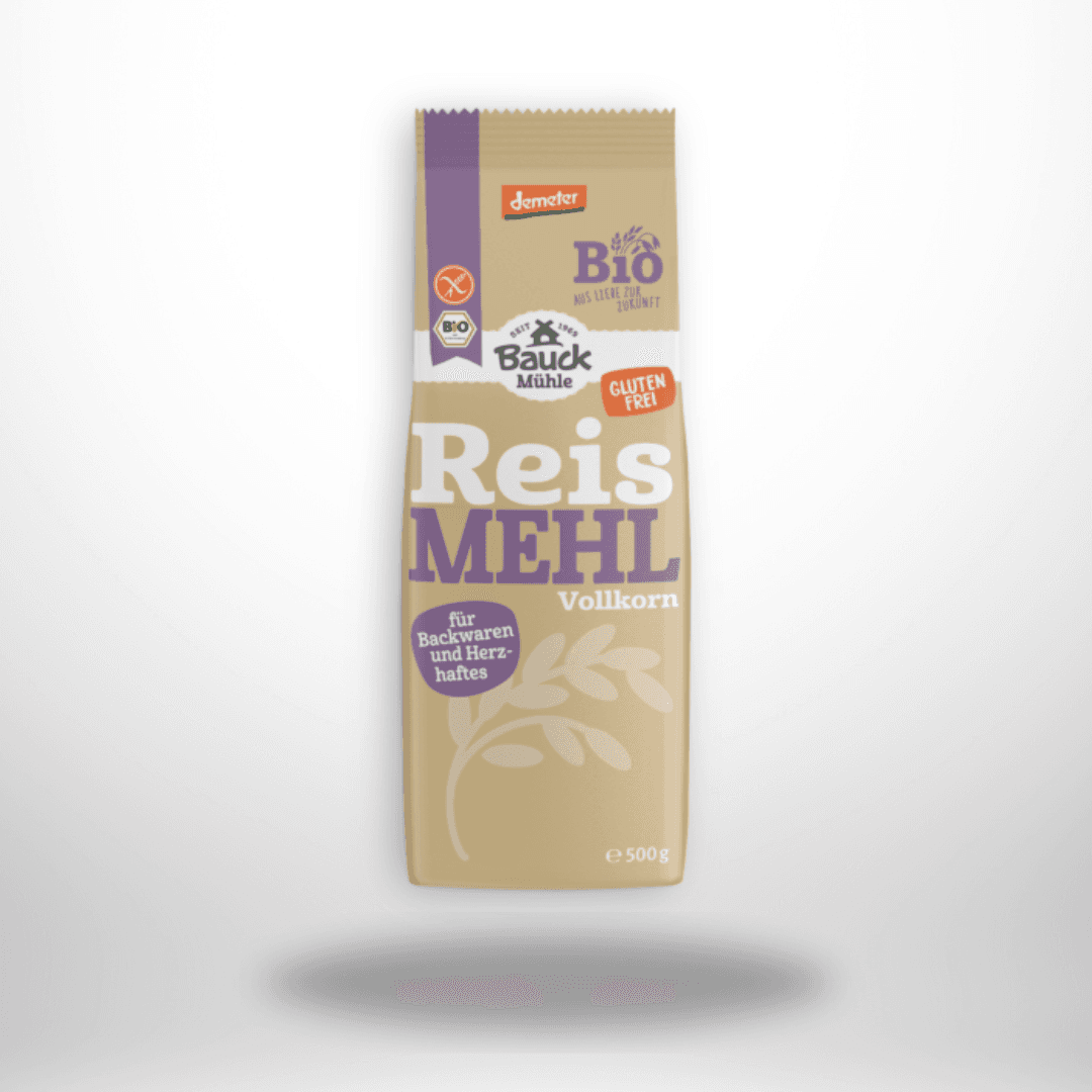 Bauck Reismehl Vollkorn Bio 500g