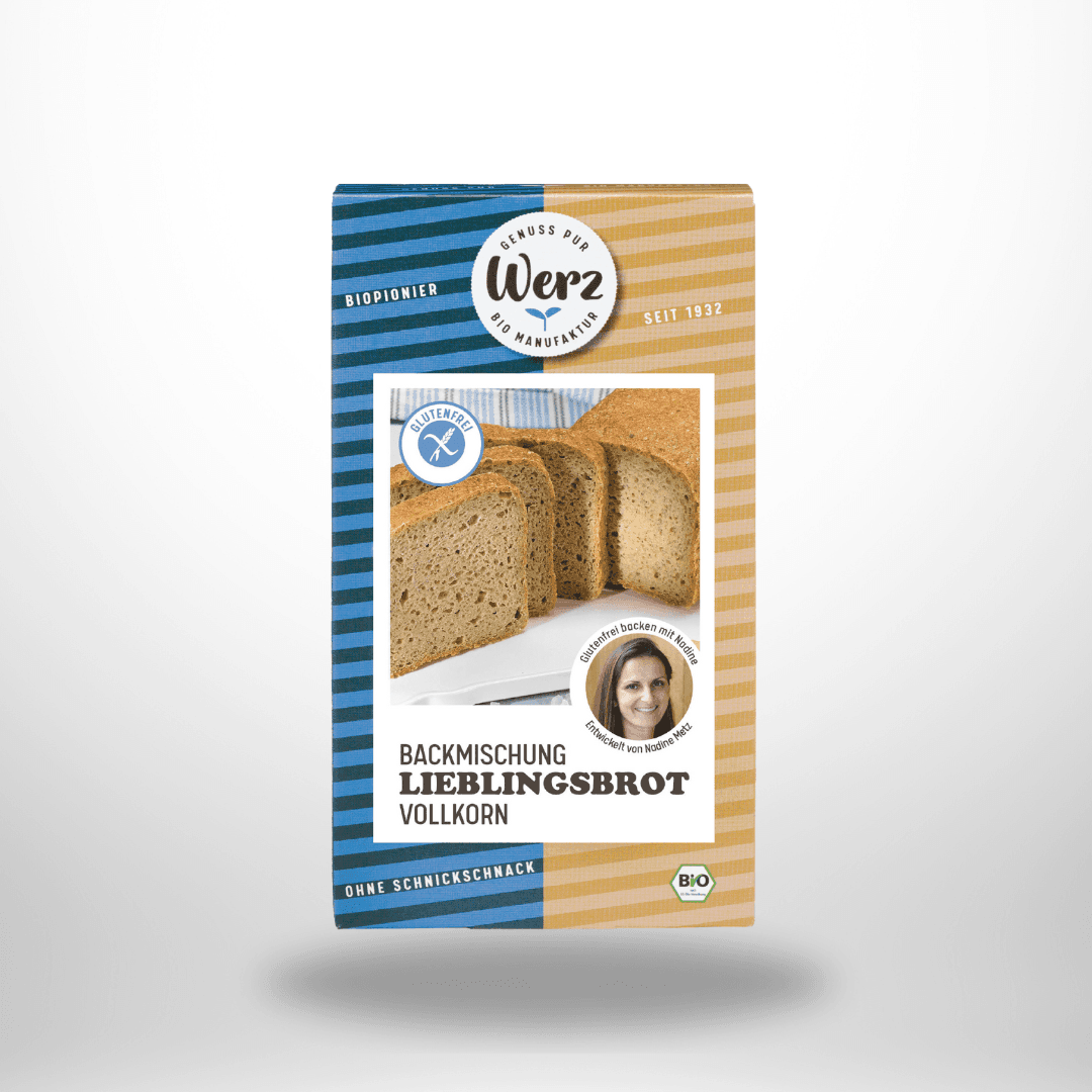 Werz Nadine's Lieblingsbrot Vollkorn-Backmischung Bio 500g