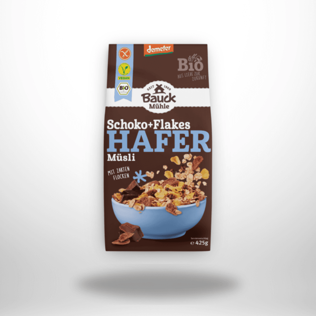Bauck Hafer Müsli Schoko + Flakes Bio 425g