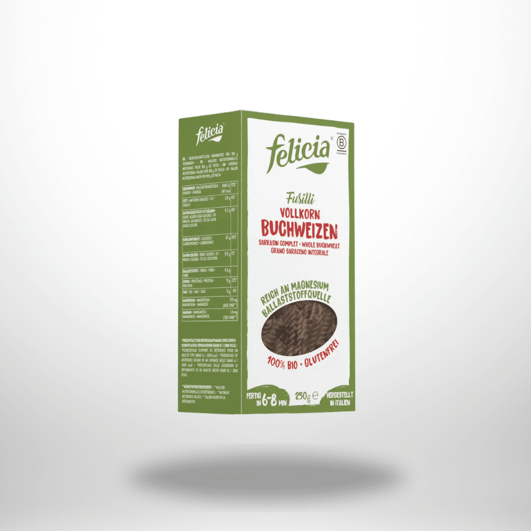 Felicia Buchweizen Vollkorn Fusilli 250g