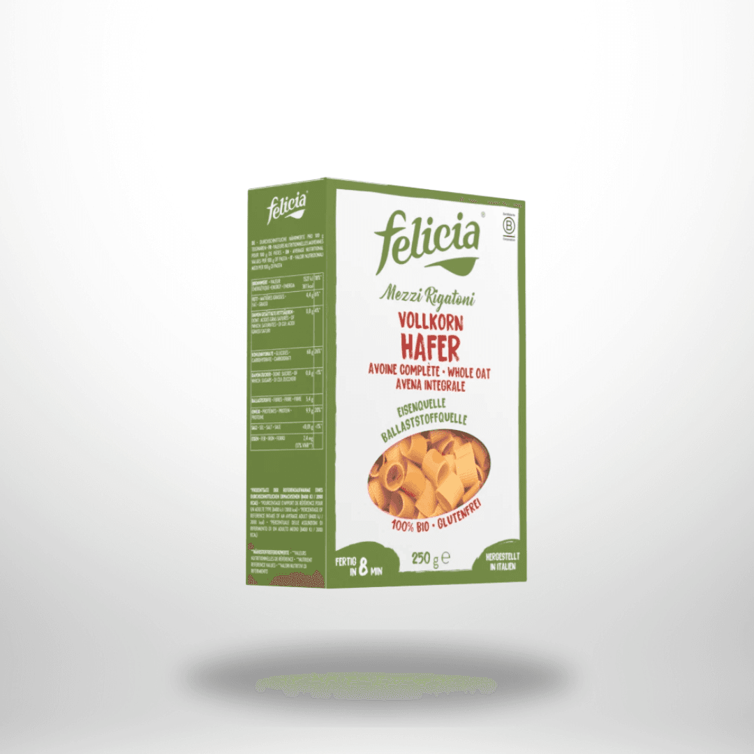 Felicia Mezzi Rigatoni Vollkorn Hafer 250g