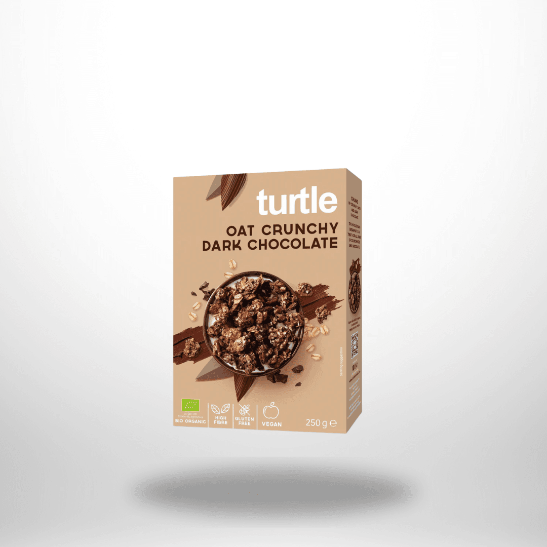 Turtle Oat Crunchy Dark Chocolate Bio 250g
