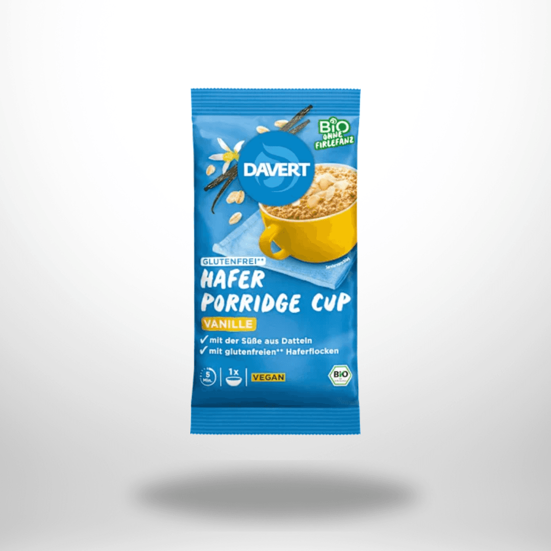 Davert Porridge Cup Vanille Bio 65g