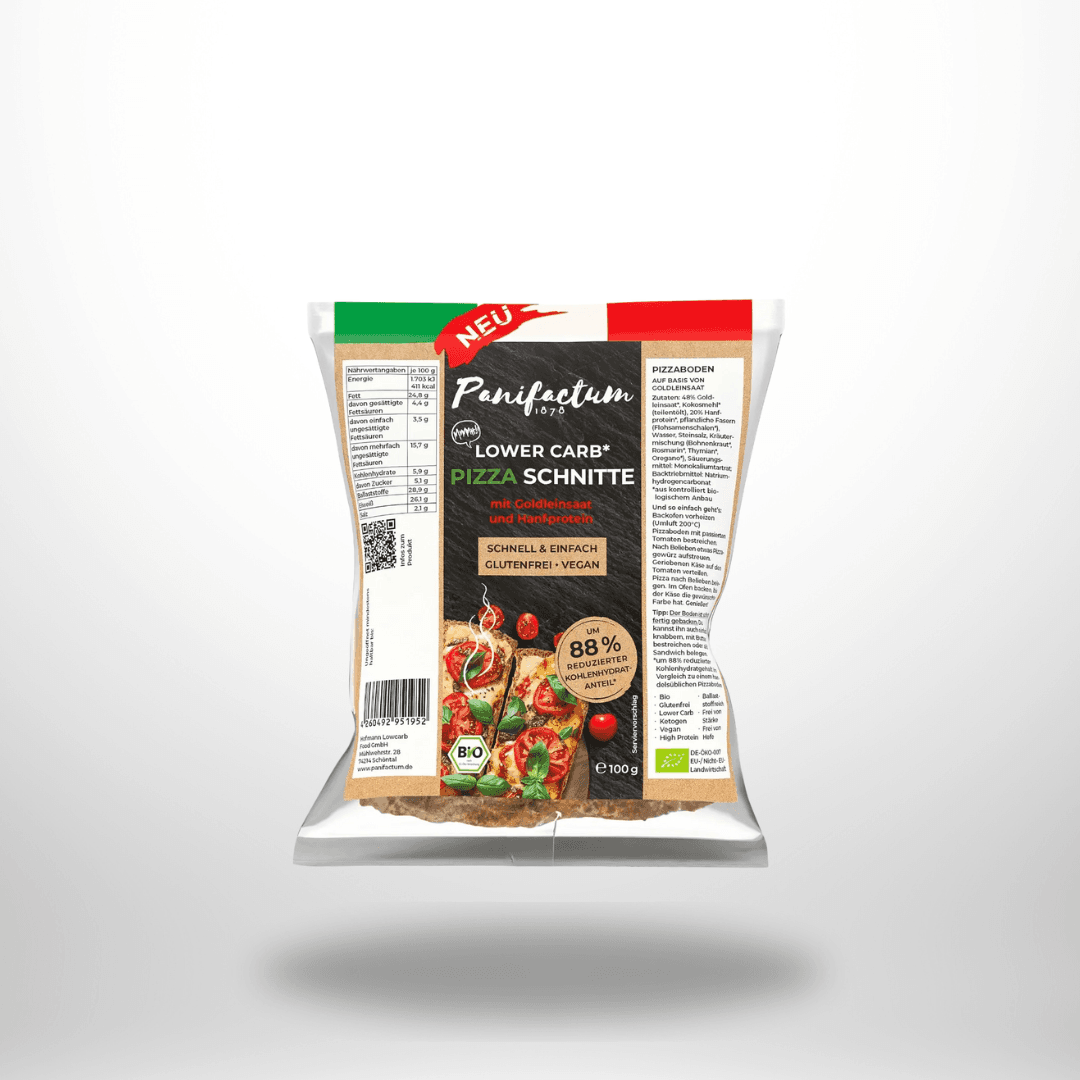 Panifactum Low Carb Pizza Schnitte Bio 100g