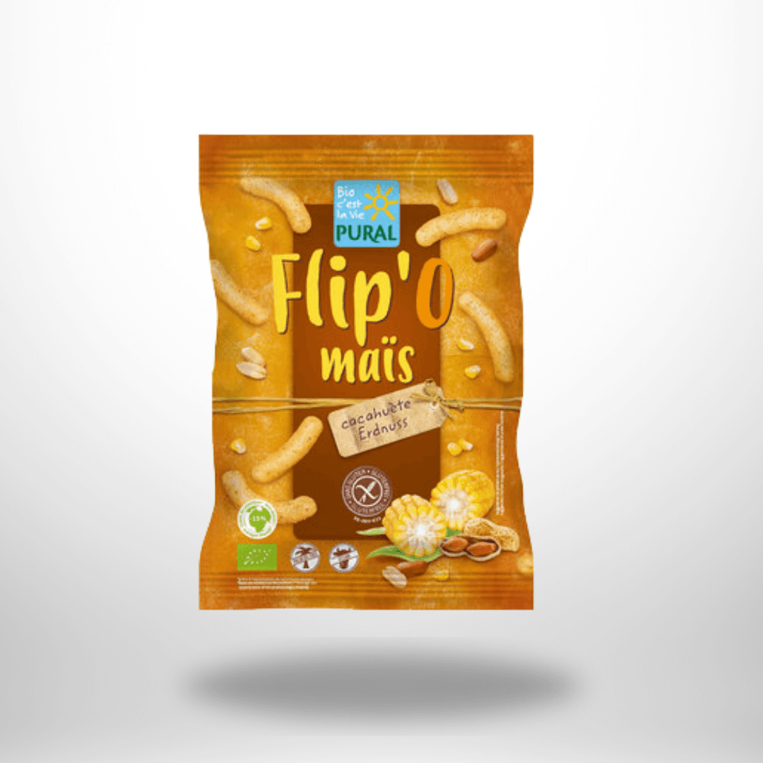 Pural Flip'O Mais Erdnuss Maisflips Bio 100g
