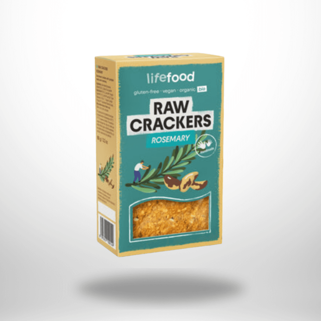 Lifefood Raw Crackers Rosmarin Bio 90g