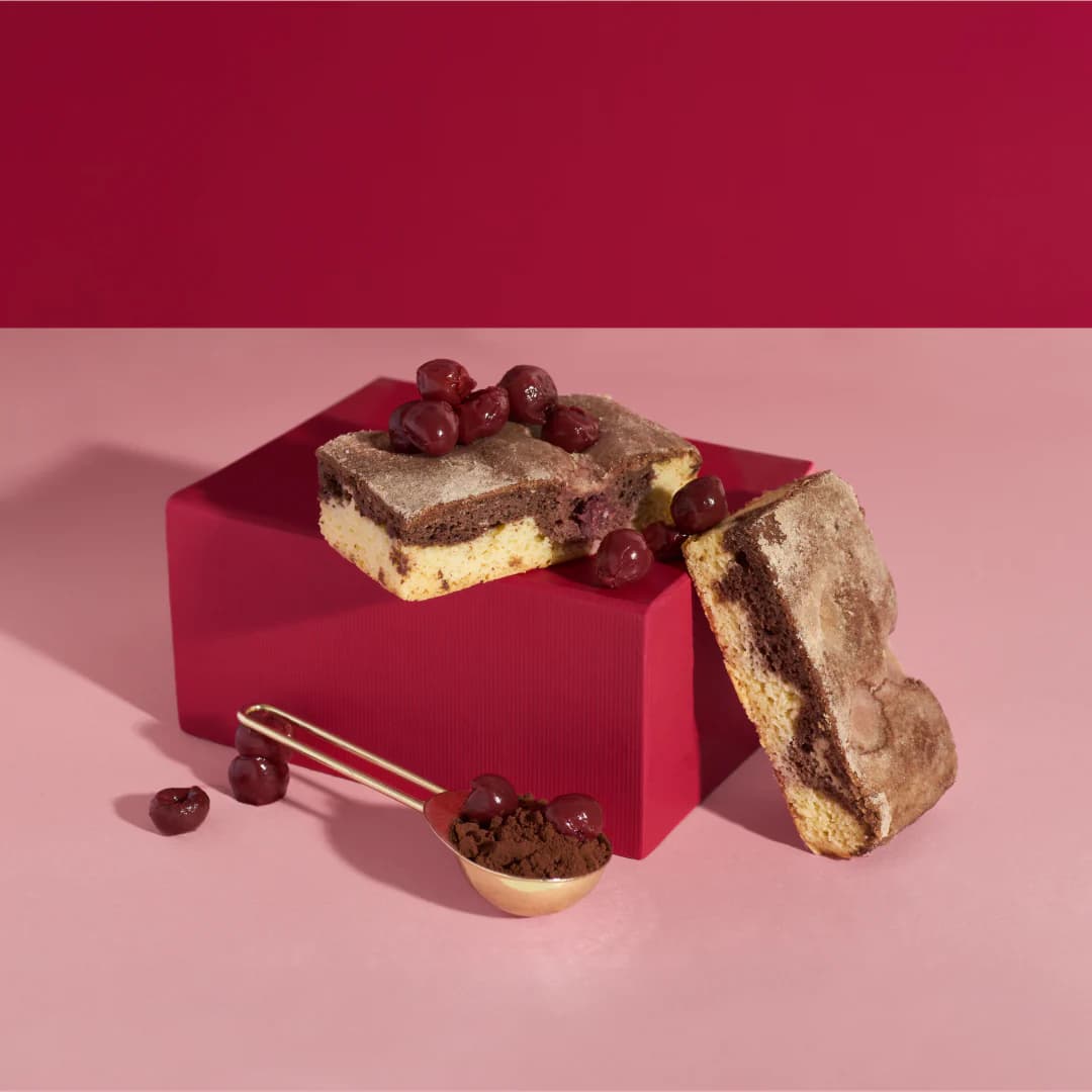 Pure Cakes Marmor-Sauerkirsche-Kuchen Stück 55g