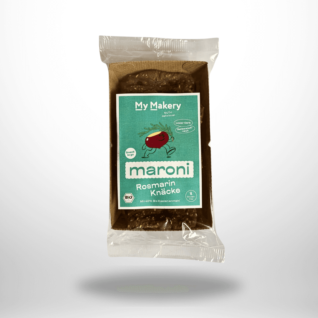 My Makery Rosmarin Knäcke mit Kastanienmehl Bio 90g