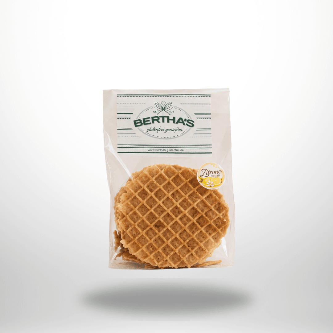 Bertha's vegane Zitronenwaffeln 100g