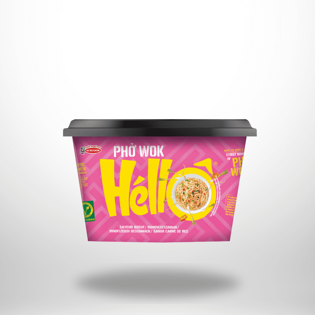 HELLO PHO WOK Instantreisnudeln Rind 76g