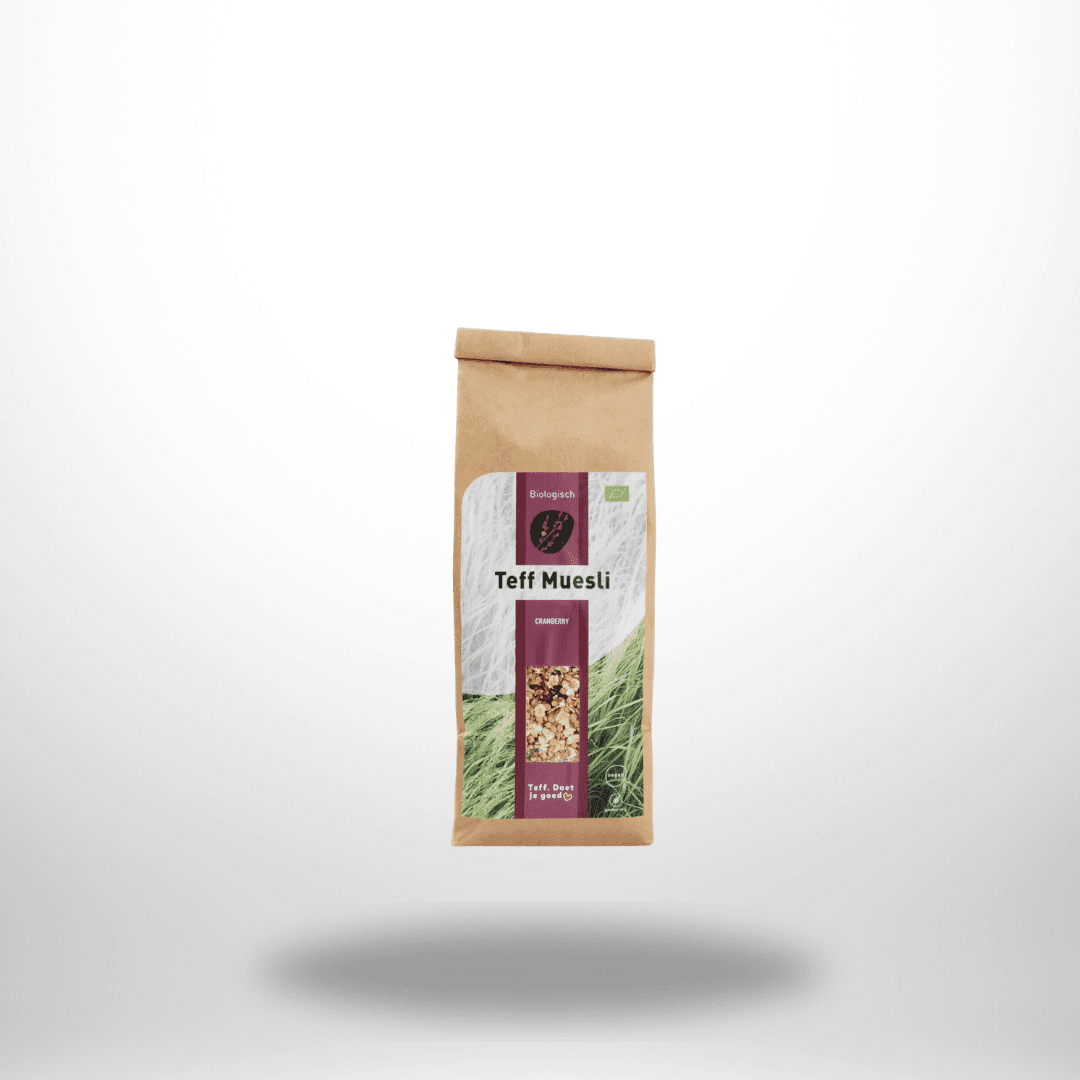Dijksterhuis Teffvolkoren Teff-Müsli mit Cranberries Bio 250g