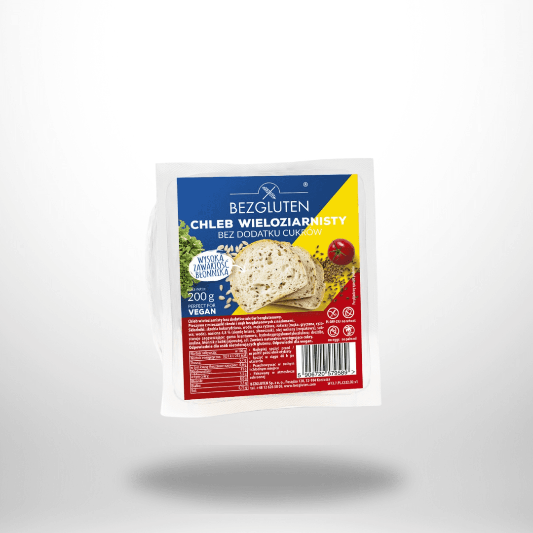 BezGluten Mehrkornbrot ohne Zuckerzusatz (200g)