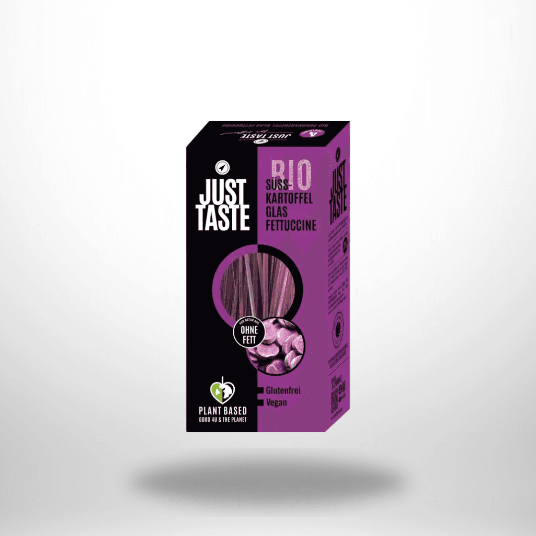 Just Taste Süßkartoffel Glas Fettuccine Bio 250g