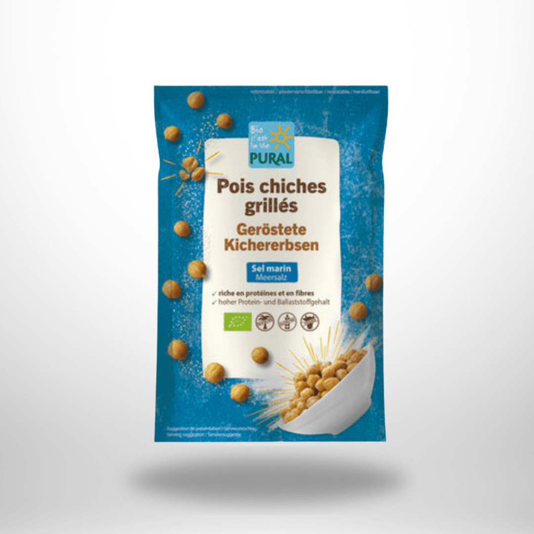 Pural geröstete Kichererbsen Meersalz Bio 90g