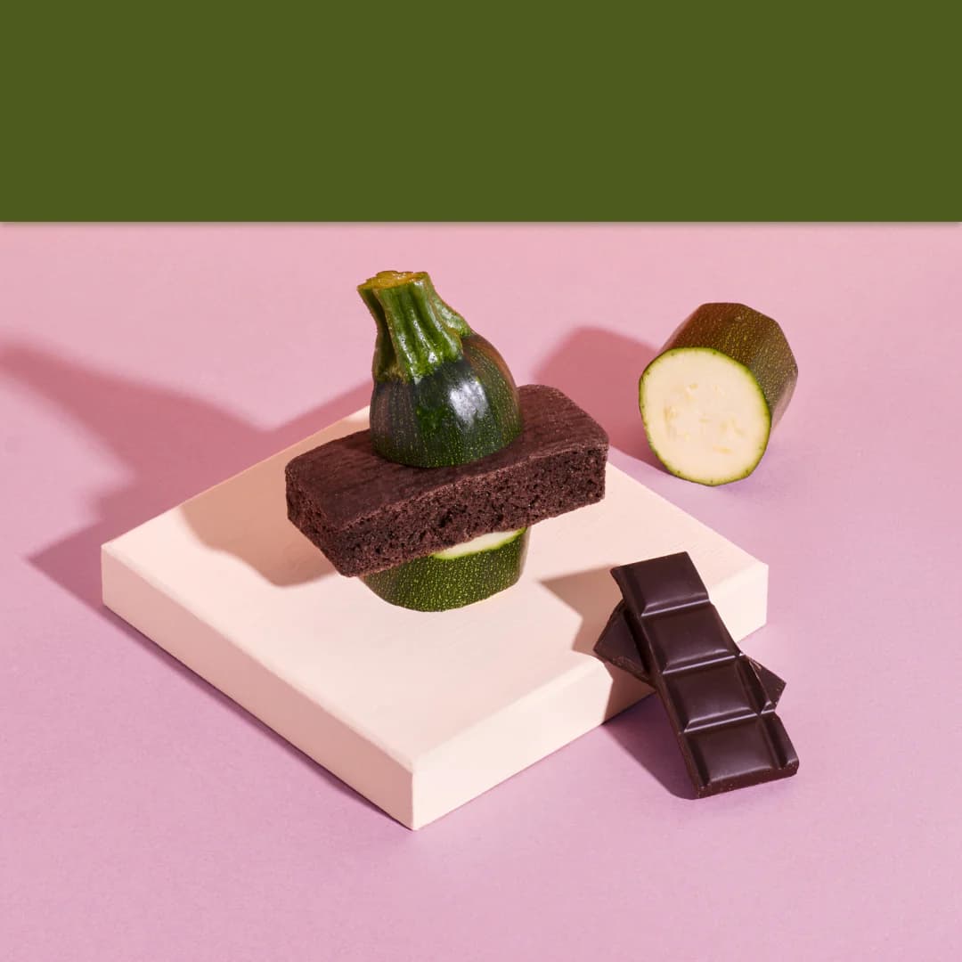 Pure Cakes Schoko-Zucchini Kuchen-Stück 55g