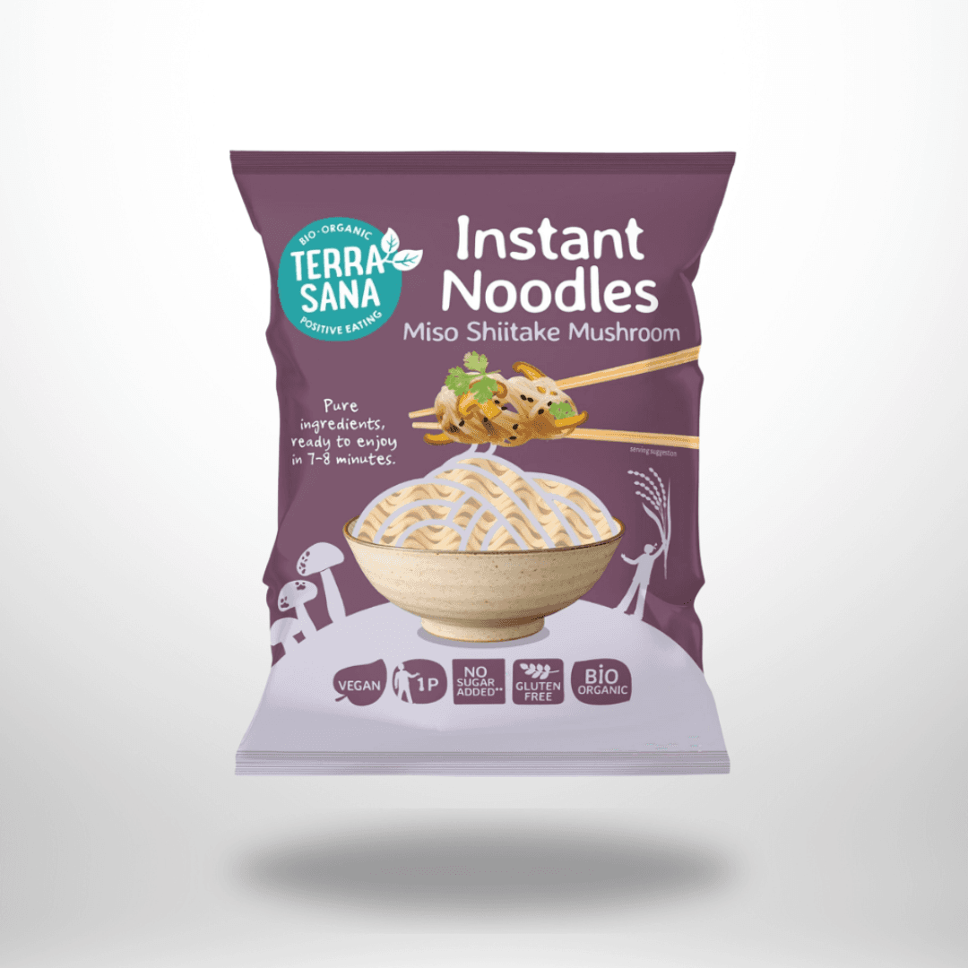 Terrasana Instant Nudeln Miso Shiitake-Pilz Bio 90g