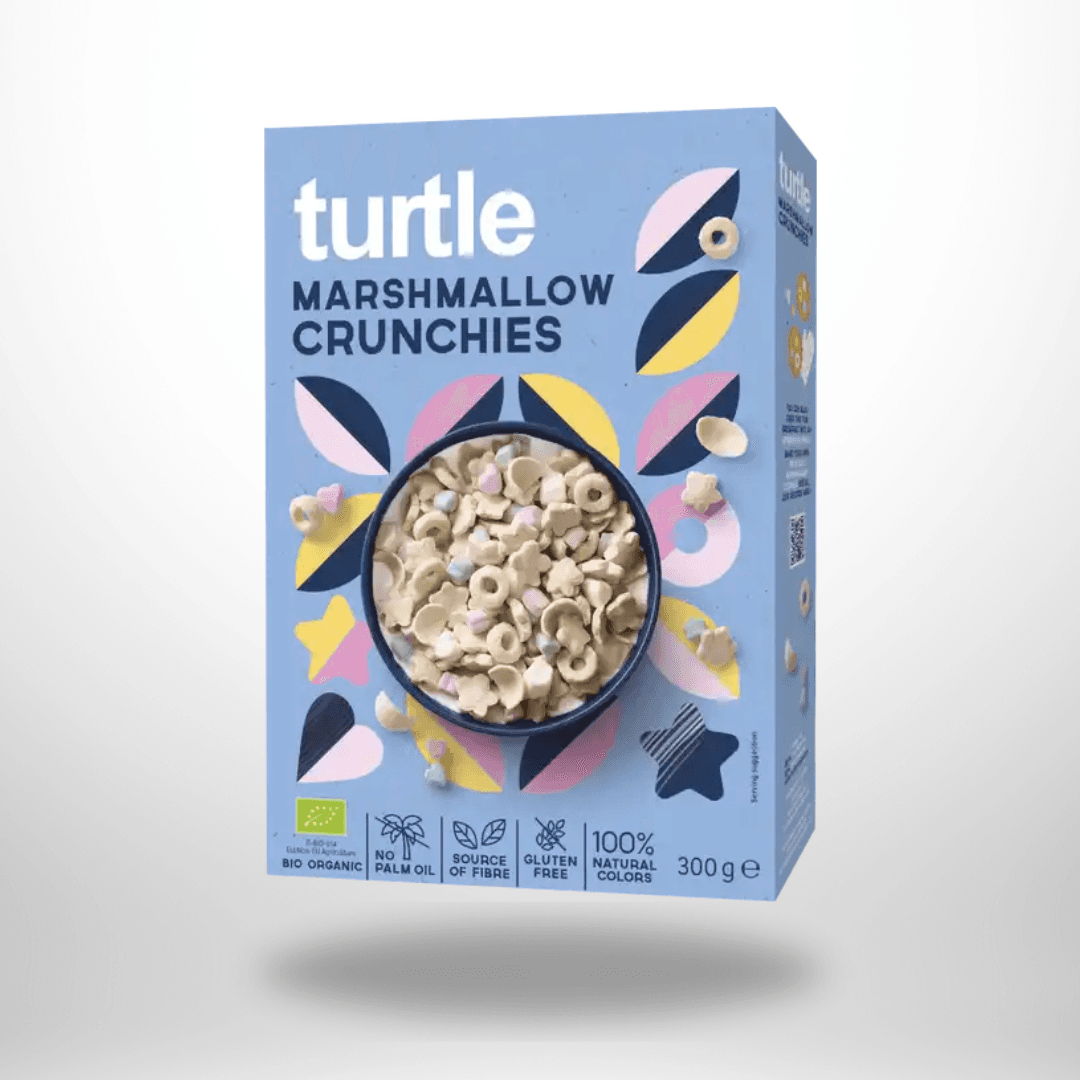 Turtle Marshmallow Crunchies Bio 300g