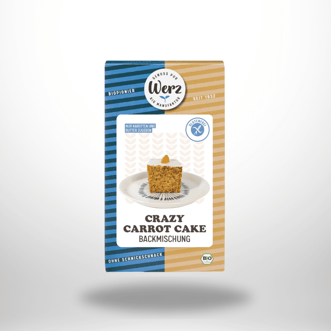 Werz Backmischung Crazy Carrot Cake Bio 500g