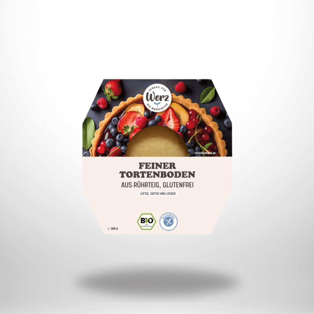 Werz Bio Tortenboden aus Rührteig (300 g)