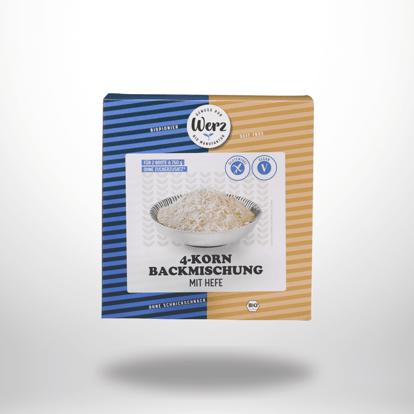 Werz 4-Korn Brotbackmischung mit Hefe Bio 1kg