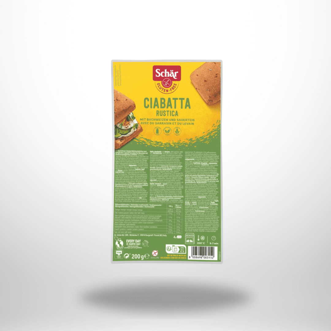 Schär Ciabatta Rustica Brötchen 200g