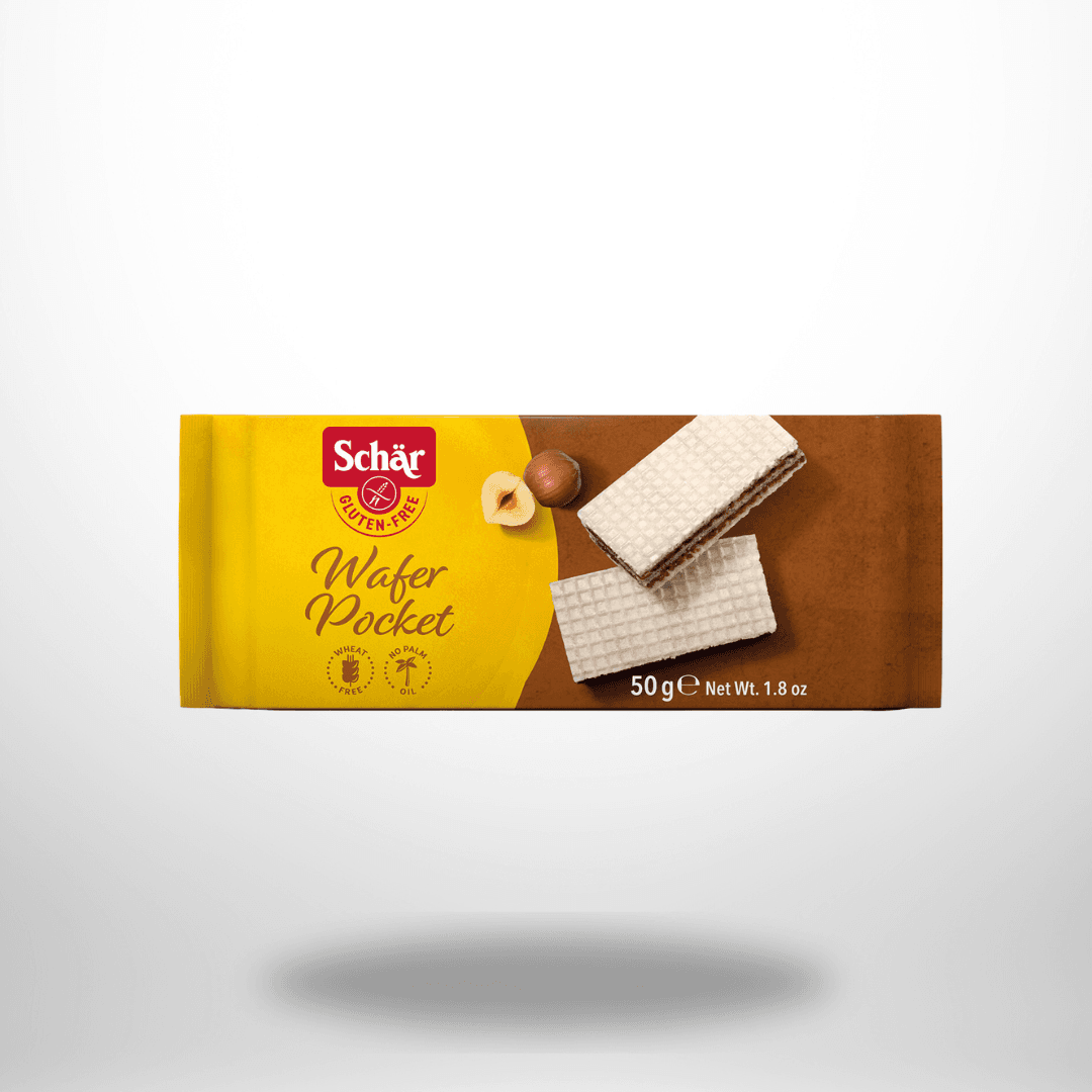 Schär Wafer Pocket Haselnusscreme-Waffeln 50g