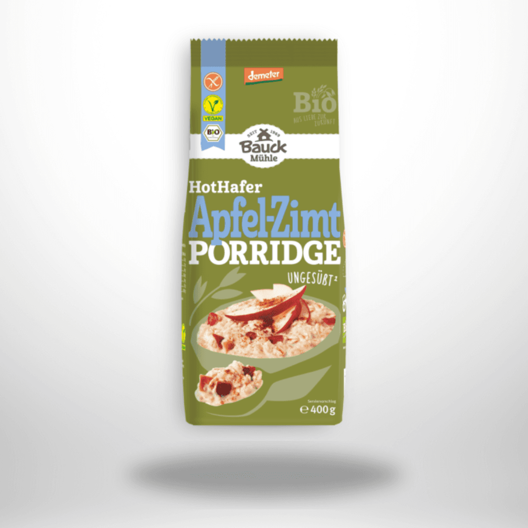 Bauck Hot Hafer Apfel Zimt Porridge Bio 400g