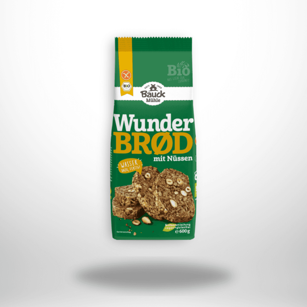 Bauck Wunderbrod mit Nüssen Bio 600g