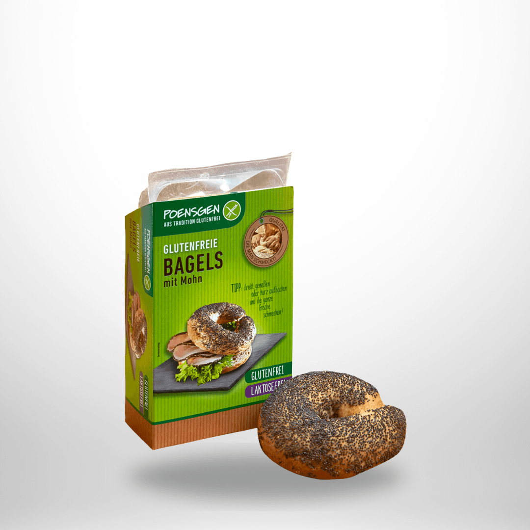 Poensgen Bagels mit Mohn (2 Stück) 150g