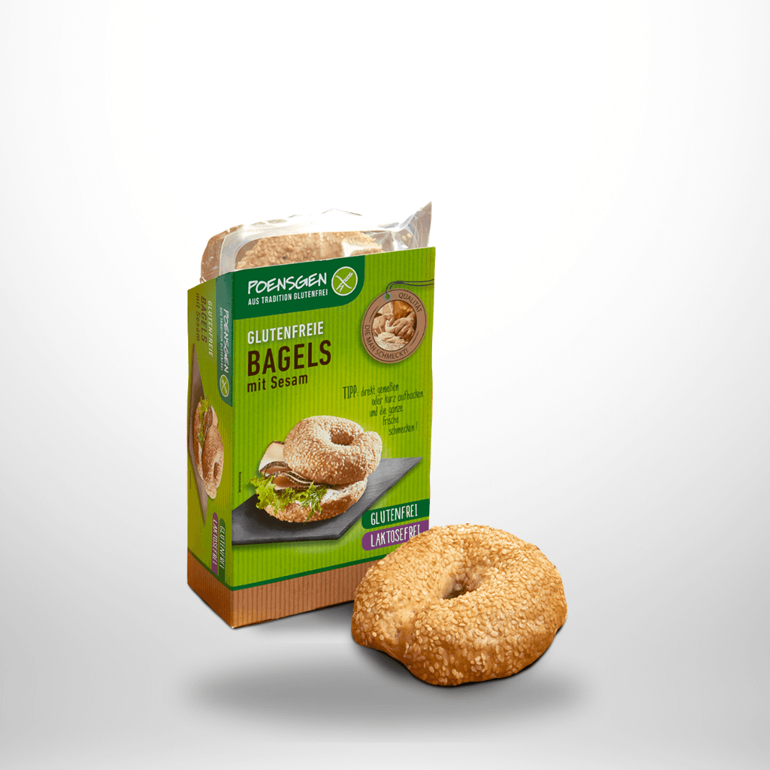 Poensgen Bagels mit Sesam (2 Stück) 150g