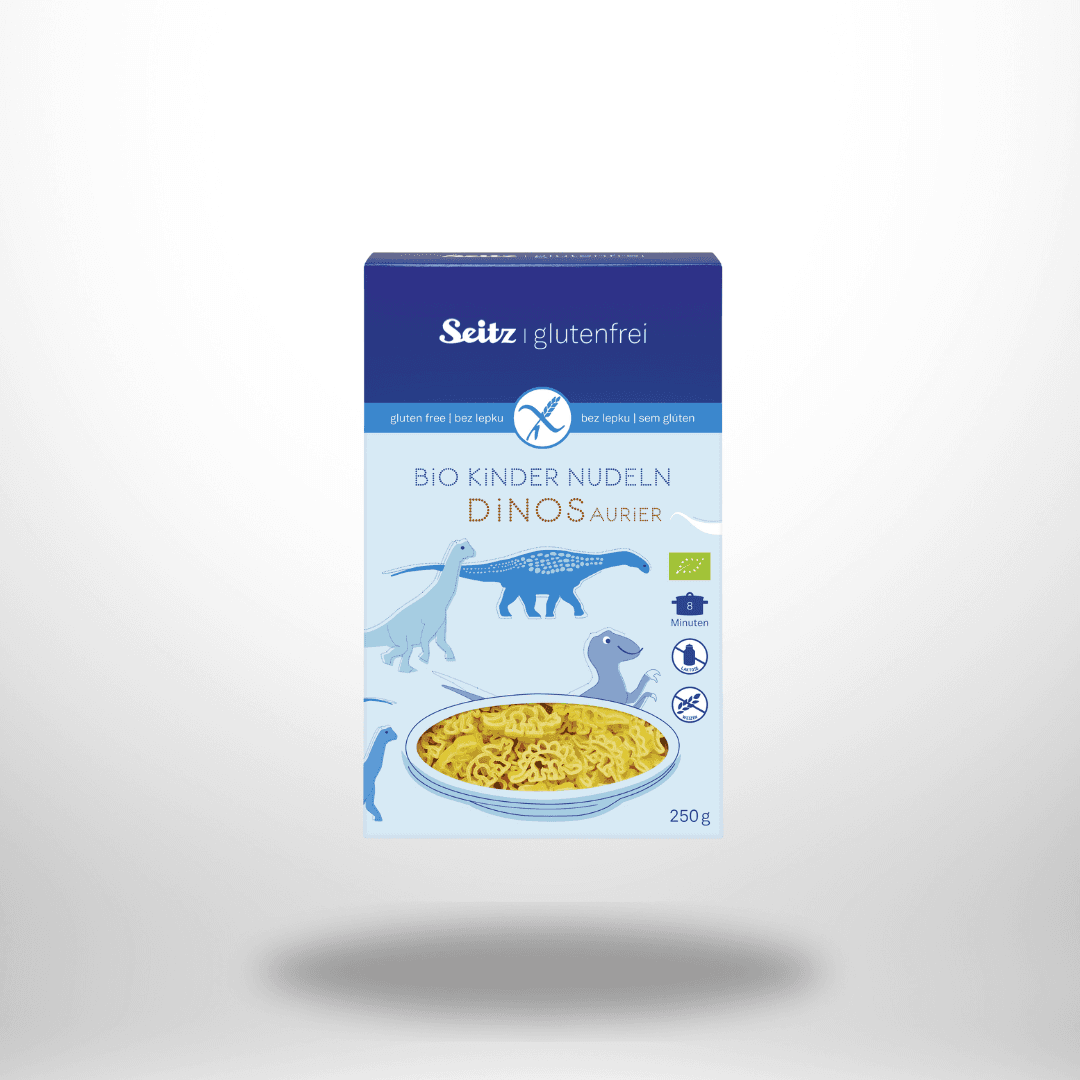 Seitz Kindernudeln Dinosaurier Bio 250g