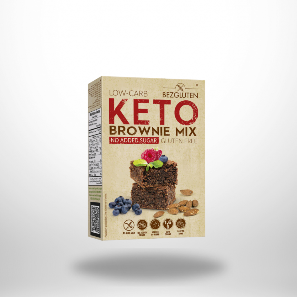 BezGluten KETO Brownie Mix Backmischung 150g