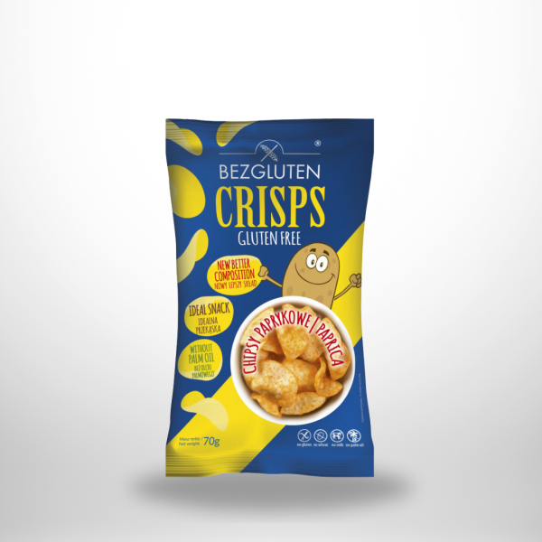 BezGluten Glutenfreie Chips mit Paprika Geschmack