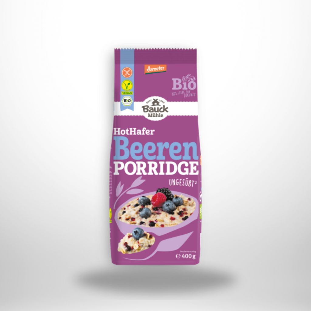 Bauck Hot Hafer Beeren Porridge Demeter