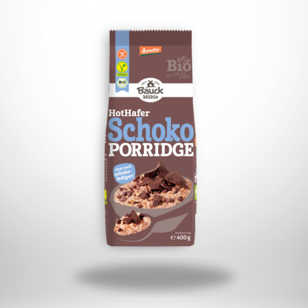 Bauck Hot Hafer Schoko Porridge Demeter