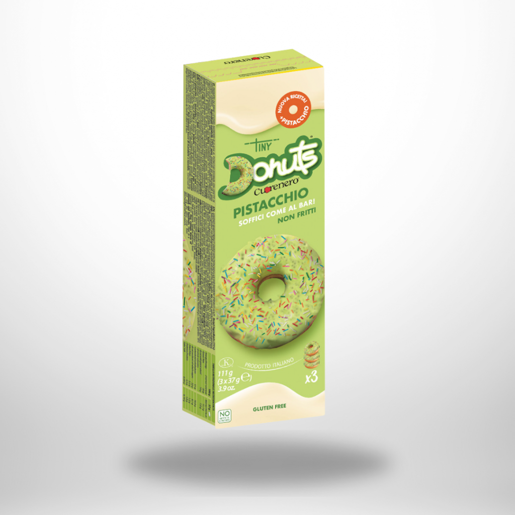 Cuorenero Tiny Donuts Pistazie