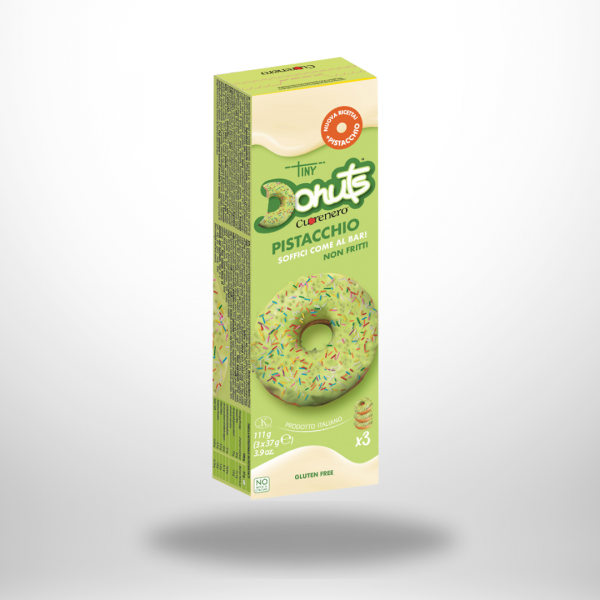 Cuorenero Tiny Donuts Pistazie