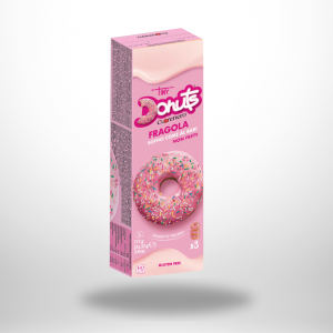 Cuorenero Tiny Donuts Erdbeere 3 * 37g