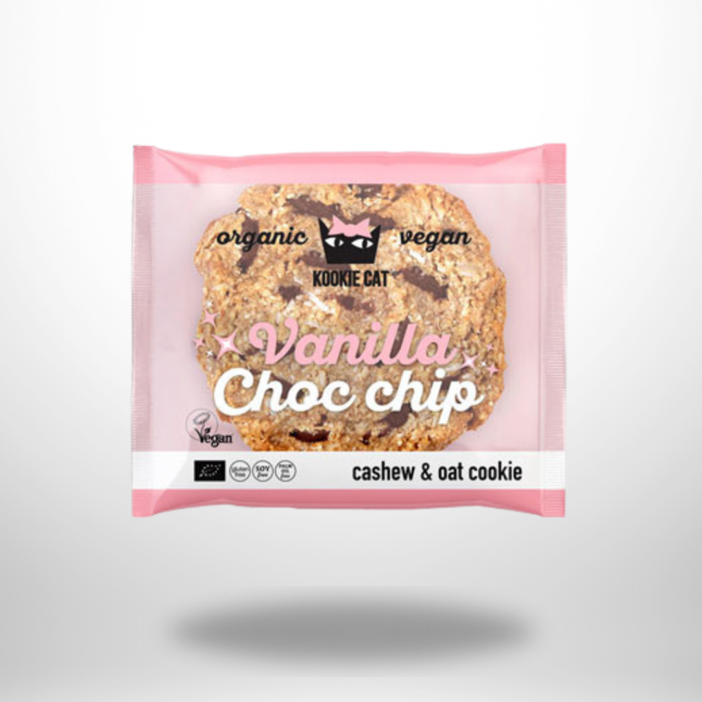 Kookie Cat Vanilla Choc Chip Cashew & Oat Cookie