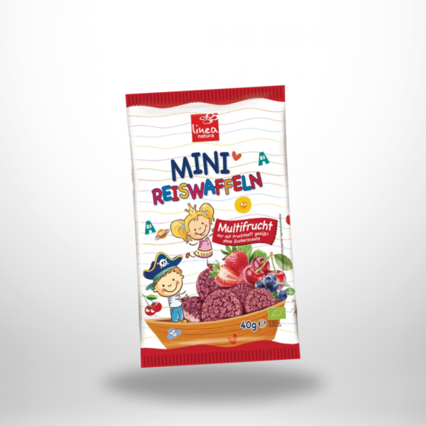Linea natura Mini Reiswaffeln Multifrucht 40g
