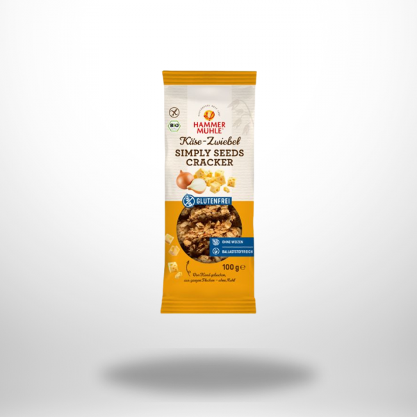 Hammermühle Bio Simply Seeds Cracker Käse-Zwiebel