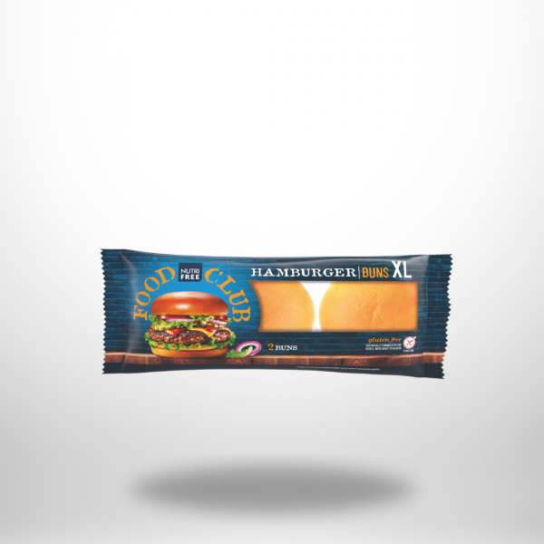 Nutrifree Panino Hamburger XL 200 g – glutenfreie Burger-Brötchen, laktosefrei
